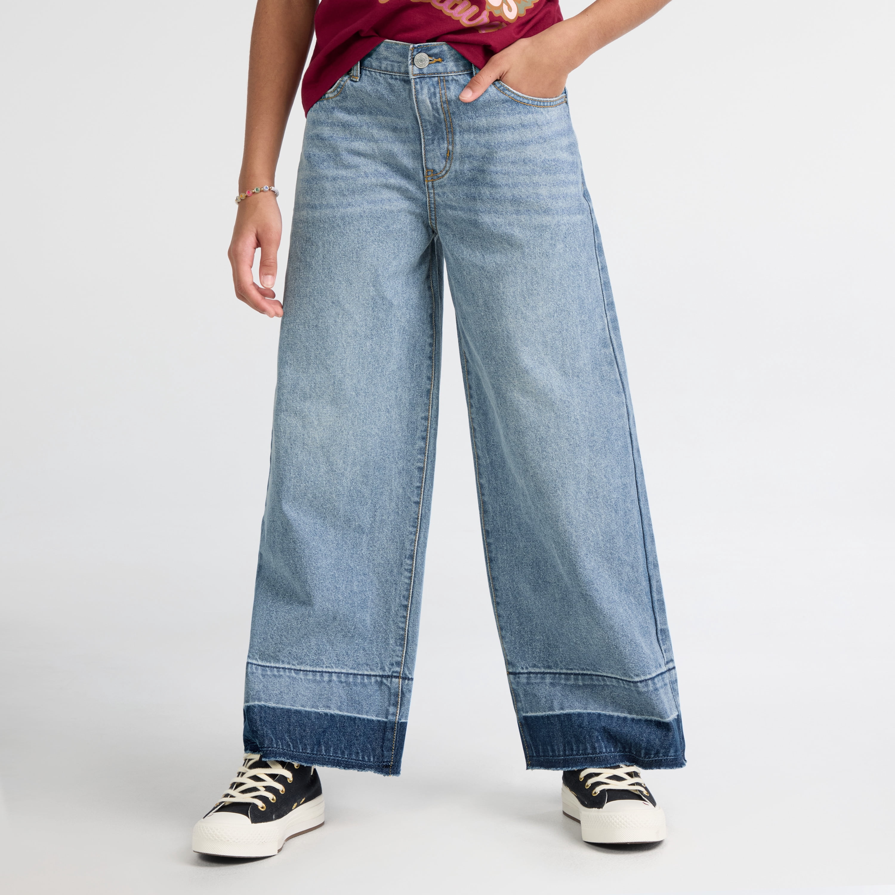 Levi Strauss Signature Girls Baggy Jeans, Sizes 5-18