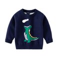 thumbnail image 1 of QUDDERR Chandail à Manches Longues pour Garçons Bébé Automne Hiver Motif Dessin Animé Col Rond 2-7 Ans, 1 of 8