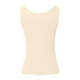 thumbnail image 5 of Krdevn Women's Sleeveless Scoop Neck Ribbed Tank Tops Fitted Basic Cami Tee Shirts -WH2,M, 5 of 5