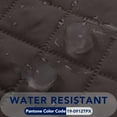 thumbnail image 4 of Reversible Quilted Sofa Cover, Water Resistant Slipcover Furniture Protector, Washable Couch Cover with Non Slip Foam and Elastic Straps for Kids, Dogs, Pets (Small, Pink/Beige), 4 of 7