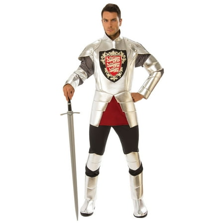 Mens Silver Knight Halloween Costume