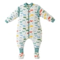 thumbnail image 1 of Saco de dormir para bebé con piernas y pies, manta usable de invierno, saco de dormir para bebé, 1 of 8
