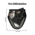 thumbnail image 3 of Pofeuu Black And White Boston Terrier Print Thickened Mini Silicone Oven Mitts Heat Resistant, Rubber Oven Mitt Gloves, Finger Pinch Grips, Pot Holder, Silicone Potholder, 3 of 7