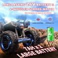 thumbnail image 5 of Accreate 24V Kids ATV, Two Seater Ride on Car 4WD Quad Electric Vehicle, 4x100W Powerful Engine, 5 of 6