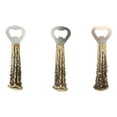 thumbnail image 2 of Set of 3 Rustic Western Faux Stag Deer Bone Antler Soda Beer Bottle Cap Openers, 2 of 2