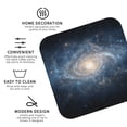 thumbnail image 3 of Honeii The Galaxy print Leather Coaster Set of 4, ideal for safeguarding your furniture from drinks spills and effortless cleanup-Square, 3 of 6
