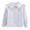 White-5, variant on Odeerbi Toddler Girls Cotton Dress Shirt Long Sleeve Ruffle School Uniform Shirts