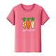 thumbnail image 4 of Mujeres Manga Corta de Verano Tops Pascua Impresa Cuello Redondo, Blusa de Moda Casual para la Primavera, 4 of 5