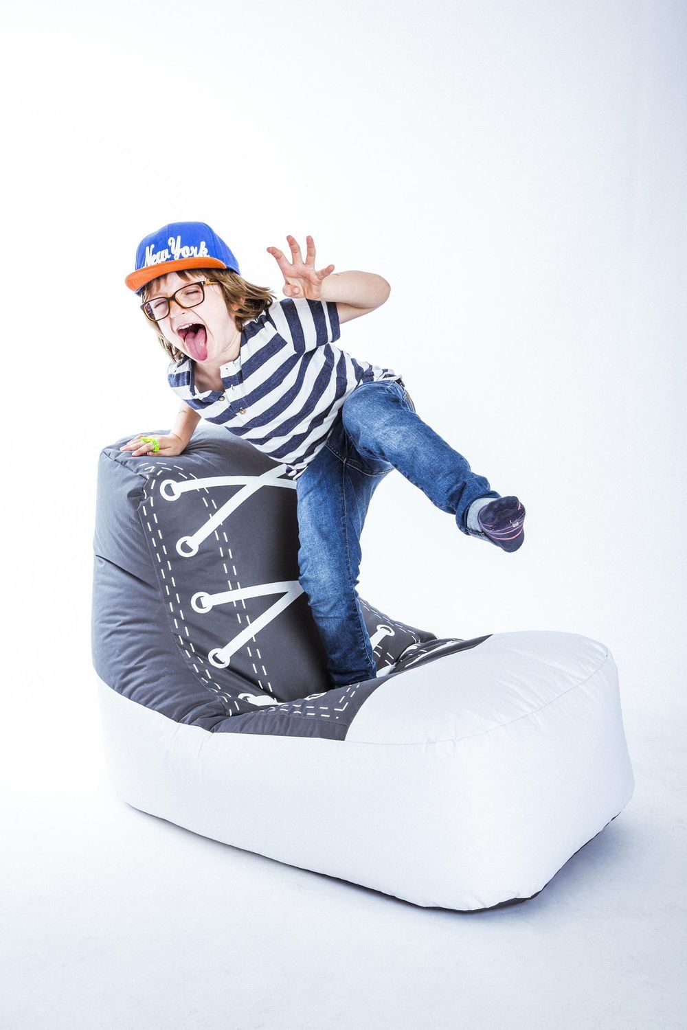 Fauteuil poire Gouchee Home Chuck Brava – Tissu hydrofuge avec rembourrage en billes de polystyrène, adapté aux adultes et aux adolescents, siège léger et portable pour chambre, dortoir ou salon