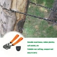 thumbnail image 5 of Christmas Gifts Clearance! SHENGXINY Msyuusr Pocket Chainsaw 25.6 Inch Survival Saw With Handles, Pocket Rope Saw Portable Folding Hand Chain Saw With Bag For Outdoor Survival Camping Hunting Tree, 5 of 8