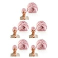 thumbnail image 2 of Guardoinrt Wide Application Cap For Hair Protection Smooth Line Comfortable Silk Sleeping Bonnet Sleeping Cap Navy 5Set, 2 of 6