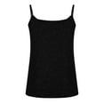 thumbnail image 7 of Womens Summer Sleeveless Cami Shirts V Neck Solid Spaghetti Straps Tank Vest Camisole Slim Fitted Soft Comfy Blouses, 7 of 7