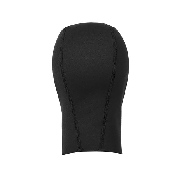 Bonnet De Plongée Wisoolkic 1 Mm – Néoprène CR Super élastique, Trou D'évacuation, UPF 50+, Noir, Tailles S à XL