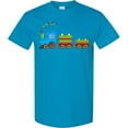 thumbnail image 3 of Inktastic Colorful Toy Train T-Shirt, 3 of 5