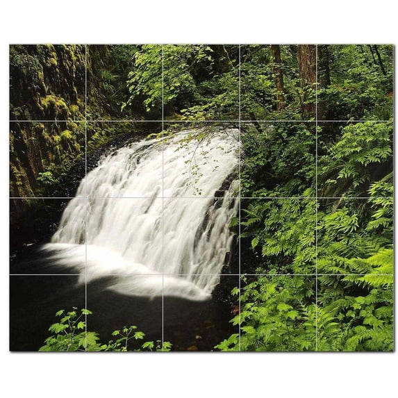 River Photo Ceramic Tile Mural Kitchen Backsplash Bathroom Shower, 405711-S54