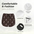thumbnail image 6 of Picia Leopard Print Pattern Women's 2 in 1 Athletic Running Shorts High Waisted Workout Casual Gym Sweat Shorts with Comfy Liner Zipper Pockets-XX-Large, 6 of 9