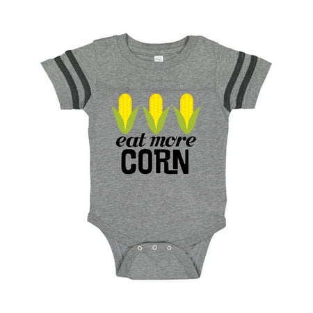 

Inktastic Eat More Corn Gift Baby Boy or Baby Girl Bodysuit