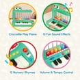 thumbnail image 4 of Battat Croco Pop Piano Toy Keyboard with Songs Sounds Lights, Baby and Toddler Toys, 4 of 13