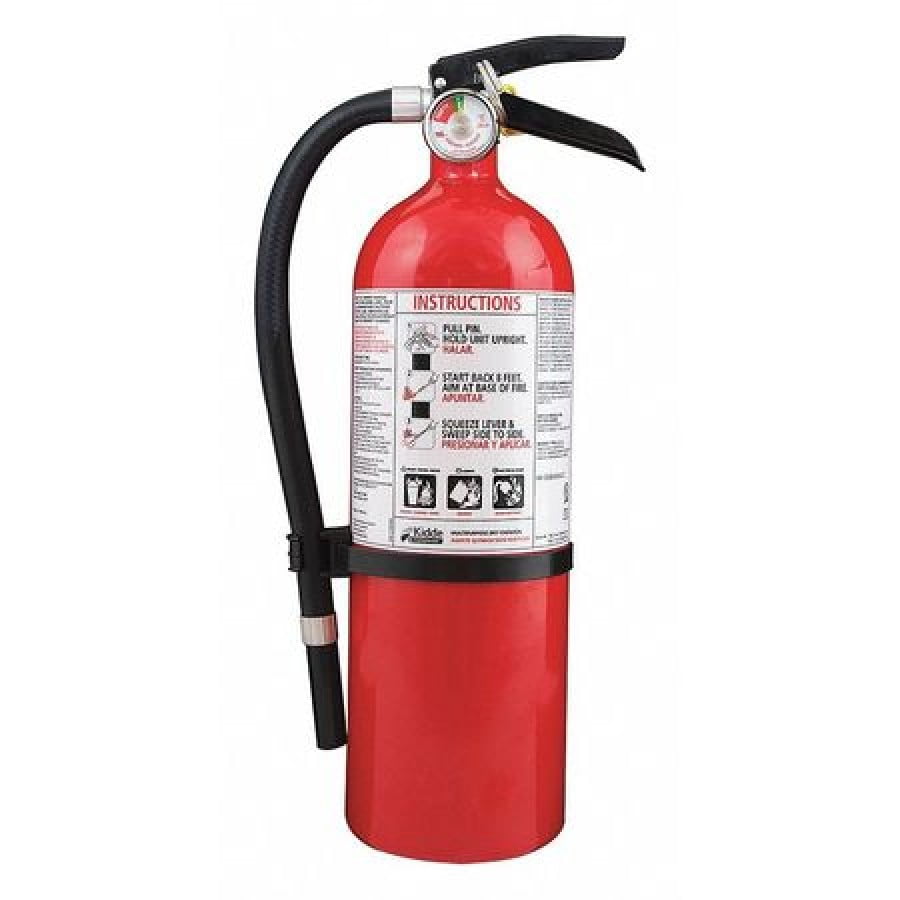 KIDDE FX340SC Fire Extinguisher, 3A40BC, Dry Chemical, 5.5 lb