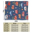 thumbnail image 5 of Fire Truck Blanket Lightweight and comfortable for Adult 80x60, 5 of 6