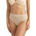thumbnail image 2 of TC Fine Intimates Women's -134 Wonderful Edge All Over Lace Hi-Cut Panty, A4, Black, L - A4-134, 2 of 4