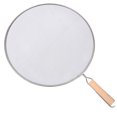 thumbnail image 2 of Stainless Steel Splatter Guard for Frying Pan, Fine Mesh Screen Cover Stops Grease & Oil Splatter When Cooking Bacon, Fried Chicken, Popcorn, Fits Most Pans with Comfort Grip Handle, 2 of 4