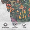 thumbnail image 5 of Yayeee 2 Pack Hand Towels for Bathroom 100% Cotton 16" x 28" Soft Absorbent Kitchen Towel, Forest Mushroom, 5 of 7