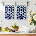 thumbnail image 3 of Navy Blue Geometric Kitchen Towels Set of 1, Vintage Abstract Art Absorbent Dish Towels for Kitchen, Microfiber Hand Towel, Quick Drying Tea Towel for Cleaning Decorative Dishcloths, 3 of 7