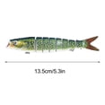 thumbnail image 3 of Rbaofujie Appât Faux Nœud de Pêche 13.5cm Équipement de Pêche en Mer Multicolore, 3 of 3