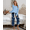 G-Lightblue, variant on Loritta Lounge Set for Women 2 Piece Outfits Short Sleeve Round Neck Pjs Sleepwear