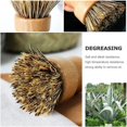 thumbnail image 4 of Cepillo de palma ecológico con cerdas de fibra extrafuertes, herramienta de cocina resistente al calor y versátil para limpieza intensiva, juego de cepillos para platos de bambú, 4 of 5
