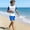 Multicolor, variant on Fnooota Boys Rash Guard Swimsuits 2 Piece, Fashion Surfing Short Sleeve Kids Bathing Suits Boys'Swimwear Multicolor Size 10-12