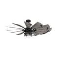thumbnail image 6 of Progress Lighting Springer II 2-Light Ceiling Light, Matte Black, Open Cage, Antique Nickel Finish, Damp Rated, LED, 2700K, 6 of 9