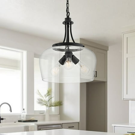 

Pendant Lights Kichen Island Glass Shade Pendant Lighting Clear Ceiling Hanging Light Fixtures Modern Farmhouse Dining Room Table