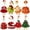 A008, variant on Porch Goose Clothes, Fall Porch Goose Outfit, Fall Thanksgiving Day Decorations Outdoor for Porch, Autumn Maple Pumpkin Pattern Dress Set for Porch Goose,A008
