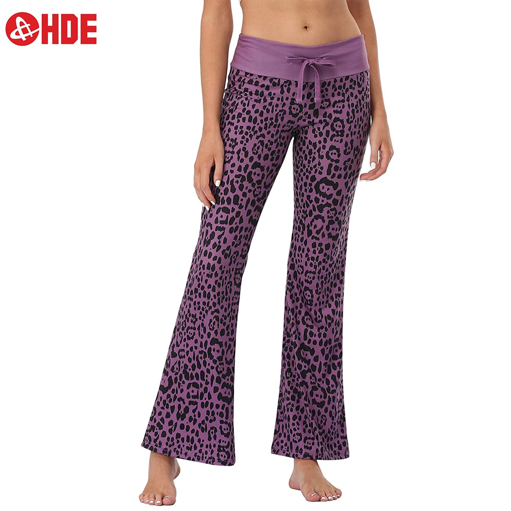 Retro Floral Lace Bra Top & Flared Lounge Pants Nightwear Leg Avenue Pyjamas 