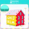 thumbnail image 3 of Costway 7PCS Kids Soft Foam Playhouse with Separable Alphabet & Numbering for Boys & Girls Multicolor, 3 of 11