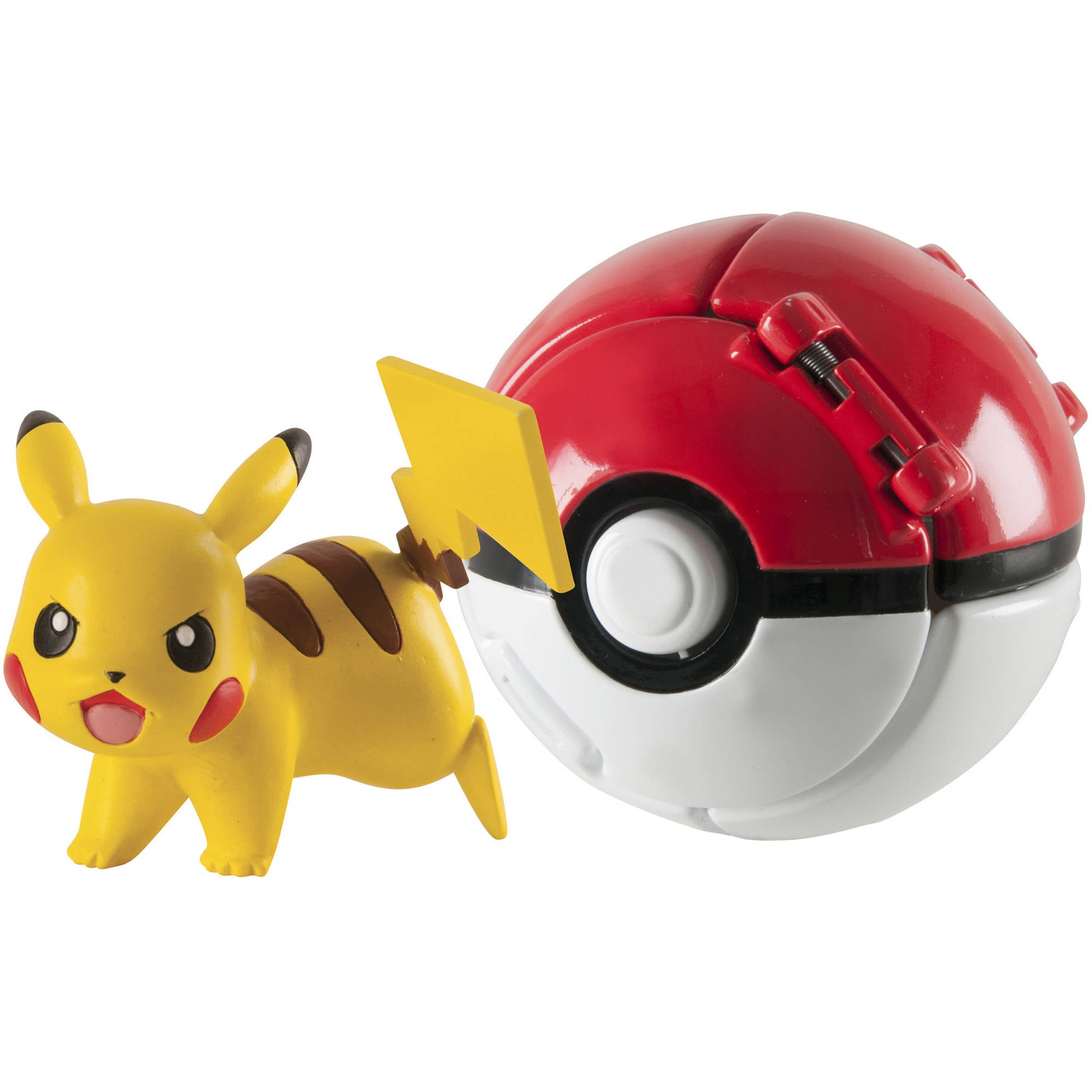 Pokémon Tomy Throw N Pop Pikachu And Poke Ball Action Figure Set