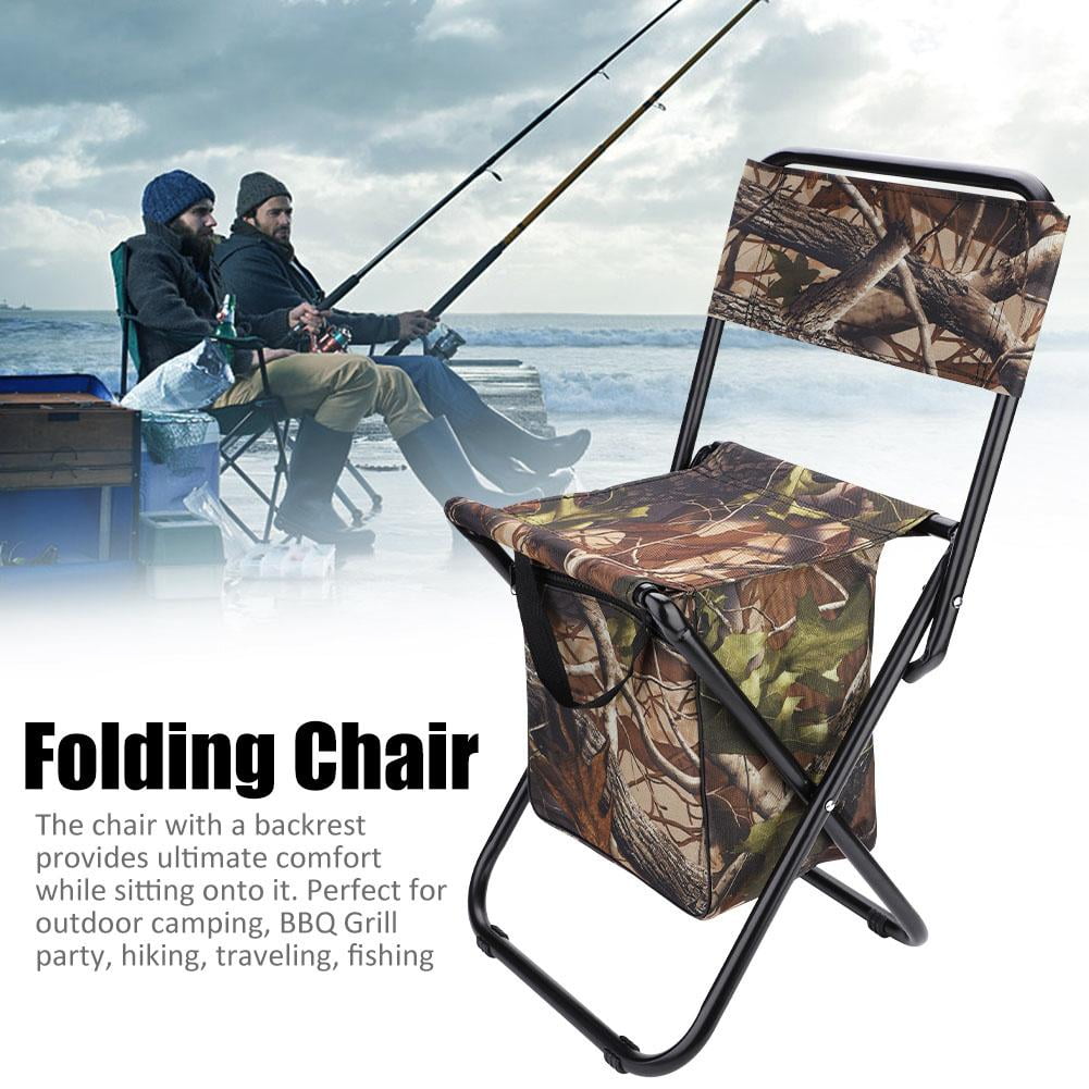 fishing stool with backrest