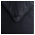 thumbnail image 4 of Luxurious King/California King Goose Down Comforter, UNIQUE Black Solid, 600 Thread Count, 100% Egyptian Cotton Cover, 75 Oz Fill Weight, 750 Fill Power, 4 of 6