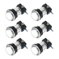 thumbnail image 4 of Game Push Button 33.5mm Round 12V LED Illuminated Push Button Switch with Micro switch White 6pcs, 4 of 5