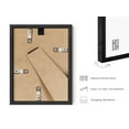 thumbnail image 3 of Haus and Hues 6x8 Black Oak Wooden Picture Frame - Set of 9 6x8 Poster Frame - Premium Oak, Vertical Hang, Shatterproof Plexiglass - Ideal for Home, Room, Office (6x8-inch, Black, Set of 9), 3 of 5