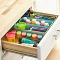 thumbnail image 2 of Mainstays 3-Pack Flexible Plastic Drawer Organizer Storage Bins, Kitchen Drawer, Desk Drawer and Bathroom Drawer Organizer Containers, Green, 10.4" x 3.2" x 2.9", 2 of 10