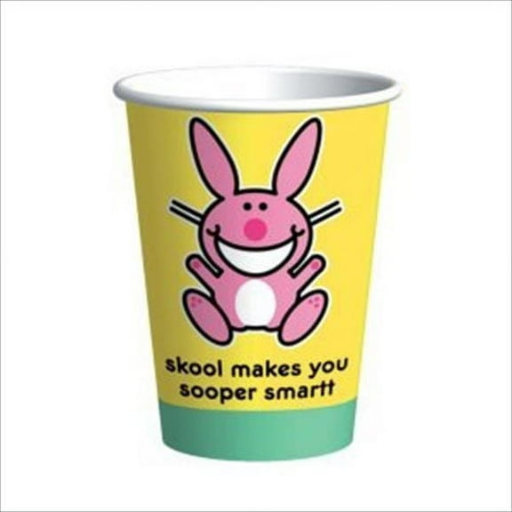 Happy Bunny 9oz Paper Cups (8ct)