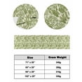 thumbnail image 6 of Xipuska Green Palm Leaf Bed Runners for Cal King Size Bed, Decorative Bed Throws for Foot of Bed, Watercolor Summer Leaves Bed Runner Sofa Throw Bedding Scarf Protector Slipcover for Bedroom/Hotel, 6 of 6