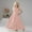 Pink, variant on Dress Girls Cute Birthday Girl Dress Toddler Girls Flower Girl Dress