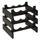 thumbnail image 1 of Estante para Vino Dakota Wooden Mallet de Madera para 9 Botellas Negro, 1 of 2