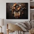 thumbnail image 2 of Designart "Coral Dreamcatcher Rustic gracefulness" Spiritual Metal Art Living Room, 2 of 5