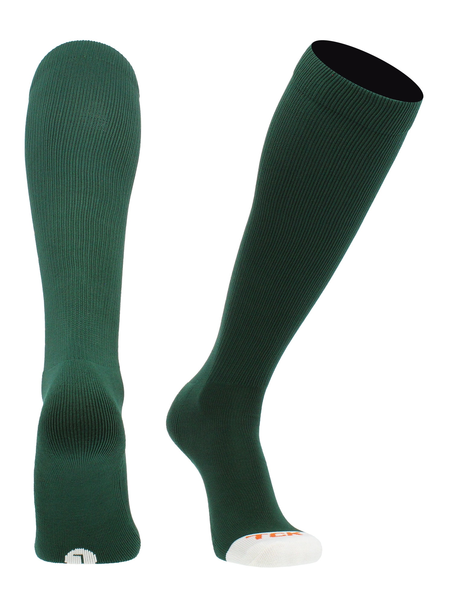 Pro Line Over the Calf Volleyball Socks (Dark Green, Large)