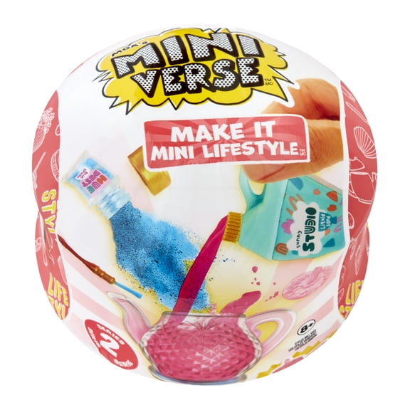 Make It Mini Lifestyle Series 2 Mini Collectibles MGA's Miniverse, Blind Pack, DIY, Resin, Molds, Teacups, Candles, Collectors, 8 